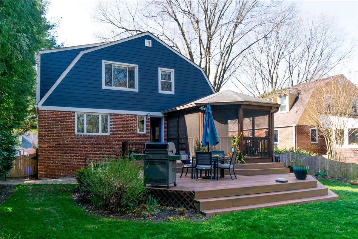 backyard deck
