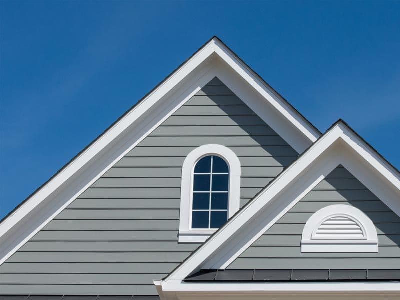 grey home siding